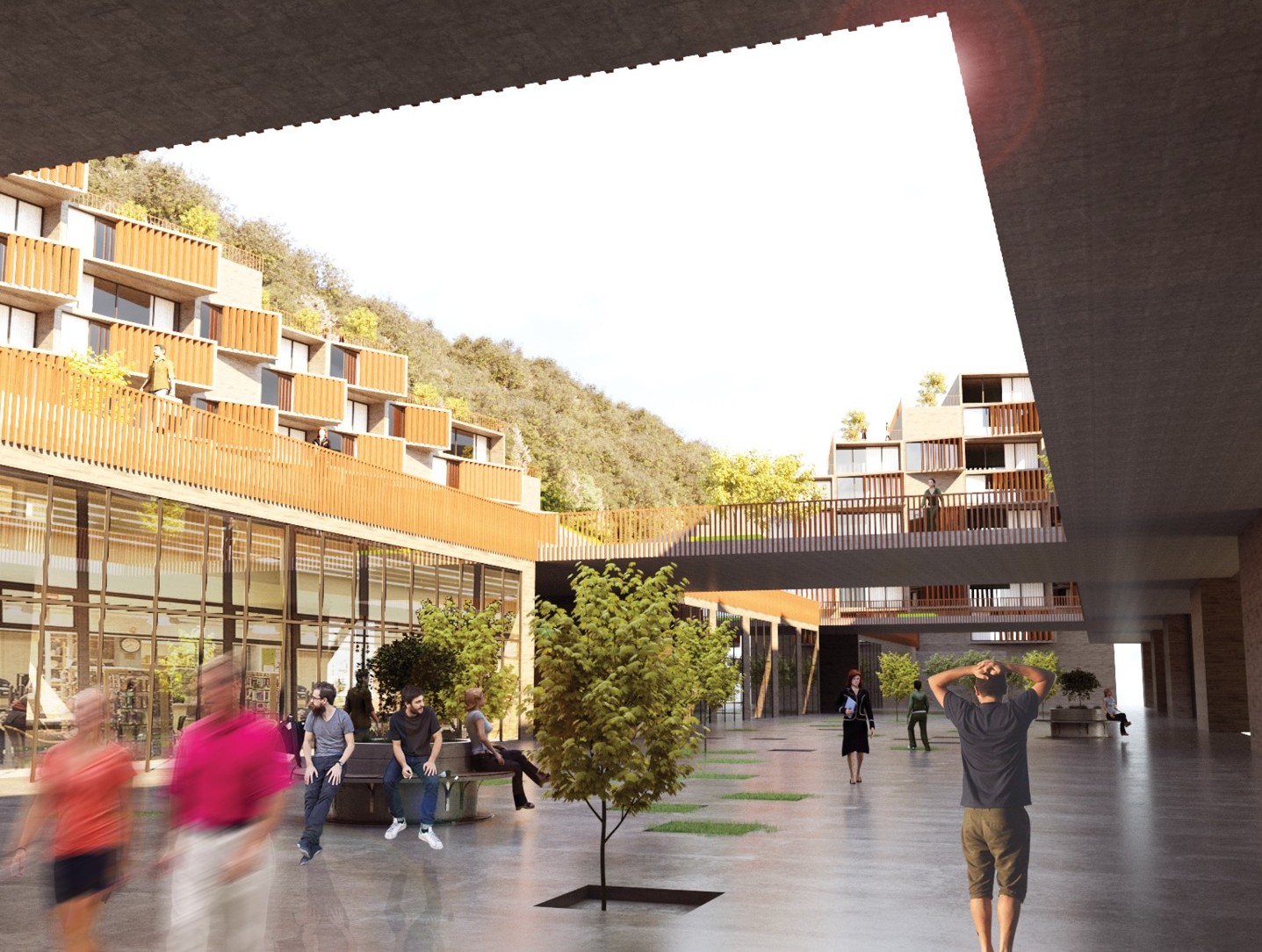 Courtyard Interaction