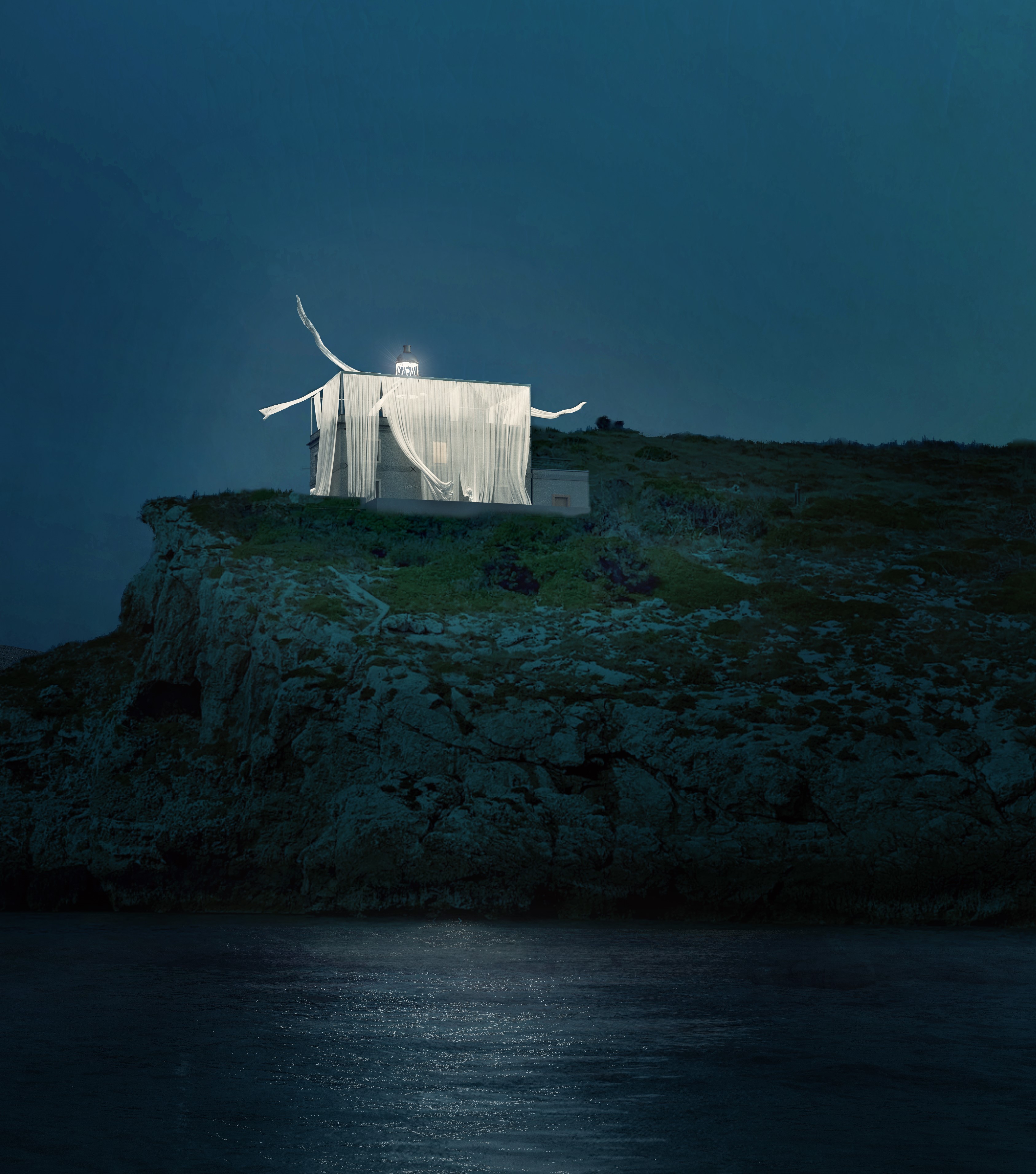 Interior with fabric