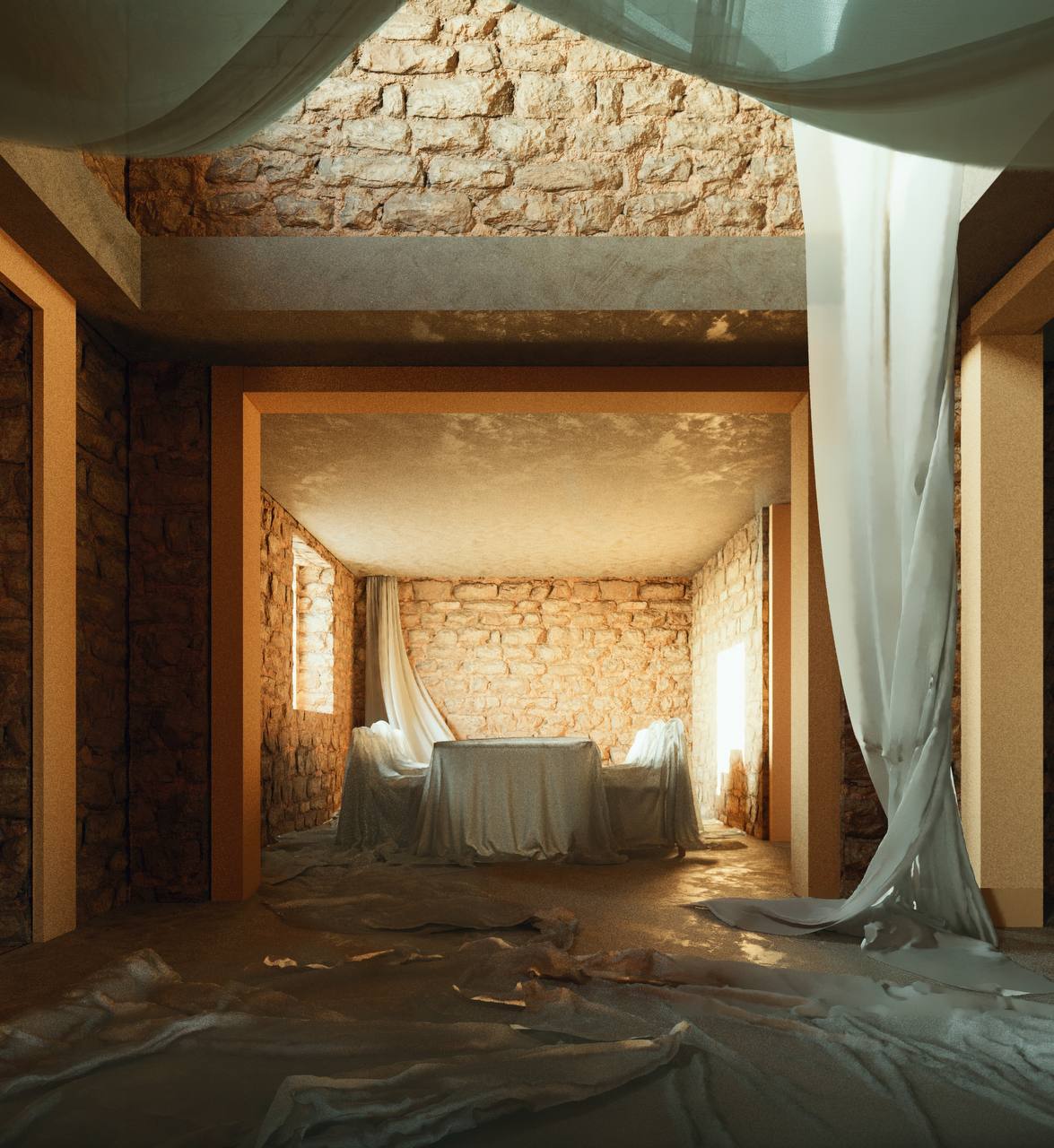 Exploded axonometric